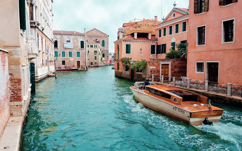 Amsterdam — canals and gabled houses