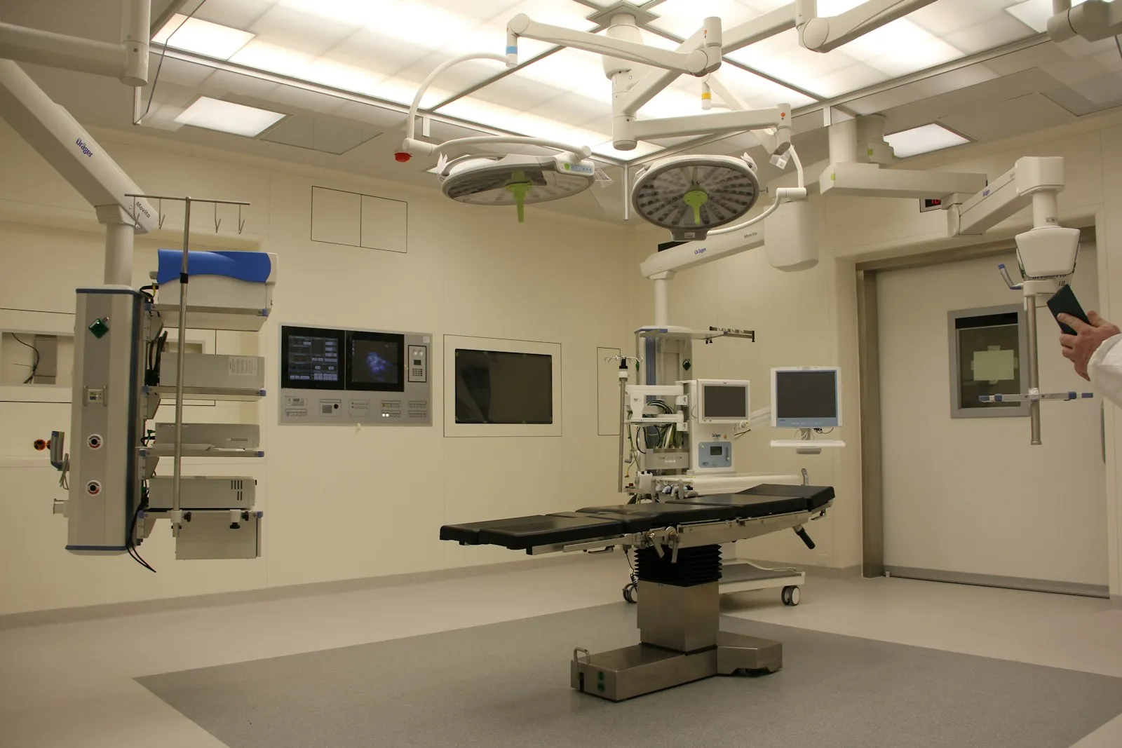 Healthcare technology in a modern hospital setting