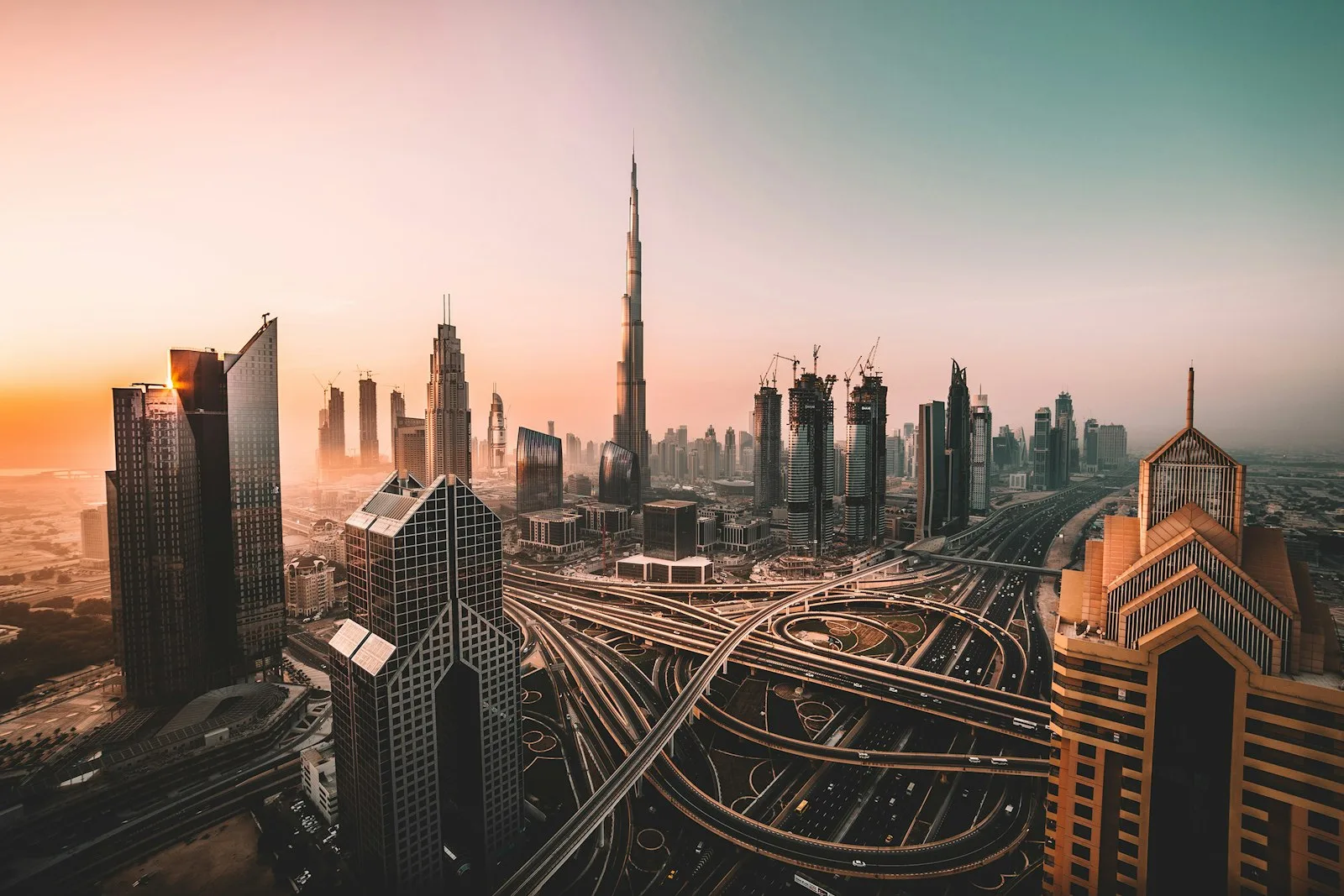 Dubai skyline — Xamun's Gulf office sits in the Dubai AI Campus at DIFC